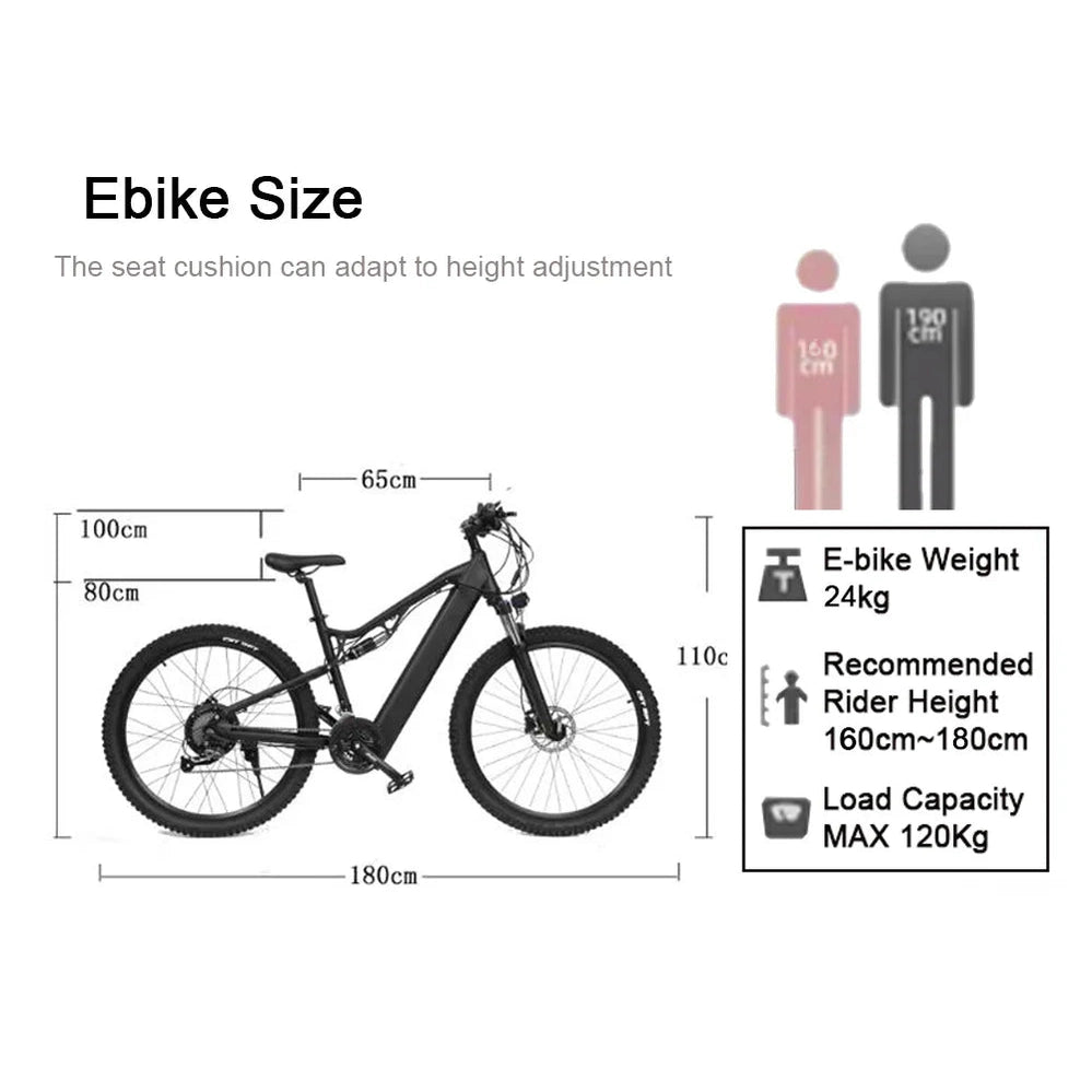RANDRIDE YG90B Elektrisches Mountainbike