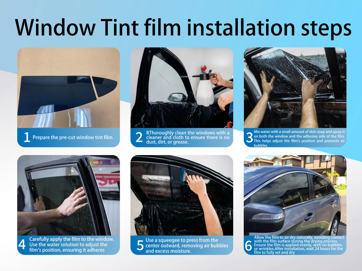 Tesla Cybertruck 2024-2026 Pre-Cut Window Tint Film