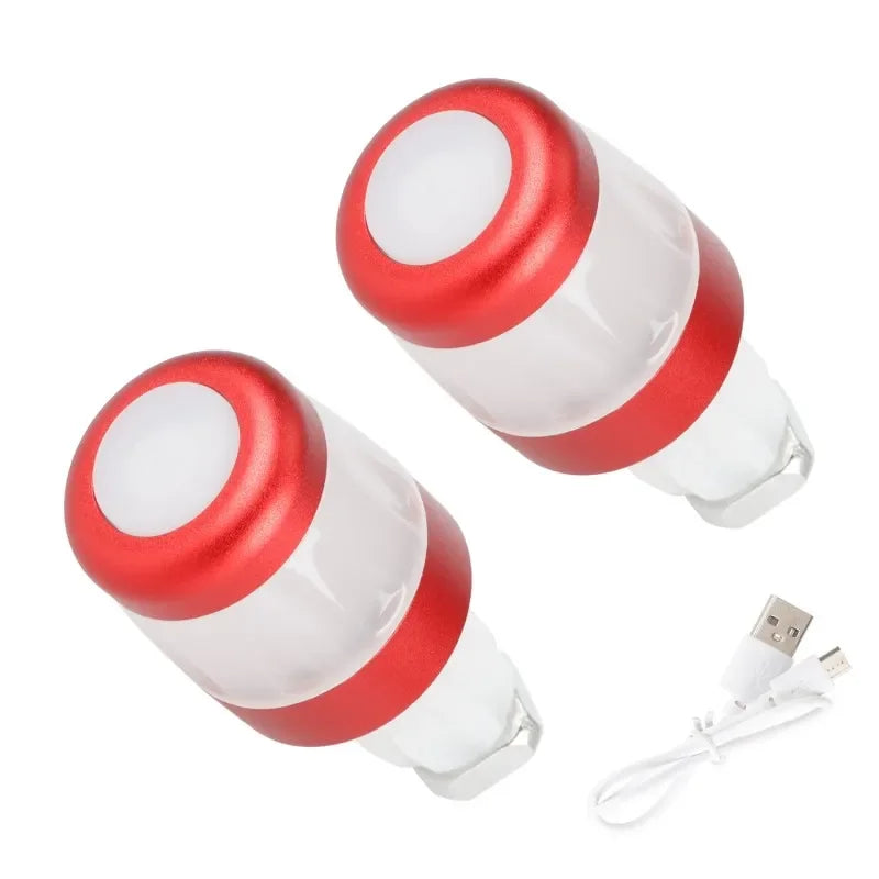 Waterproof Rechargeable LED Handlebar End Lights for Scooters & Mountain Bikes