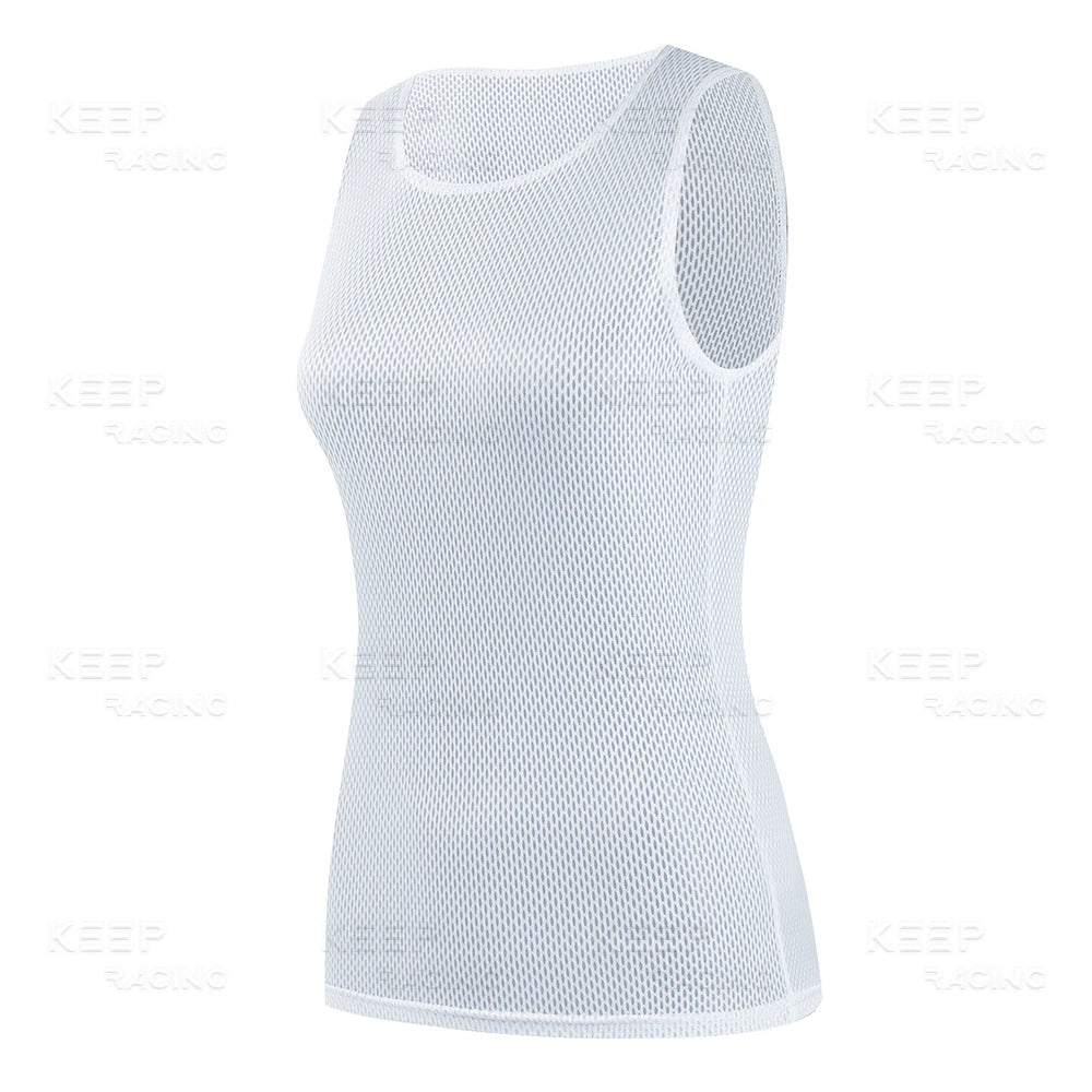 Women's Quick Dry Sleeveless Cycling Base Layer Vest