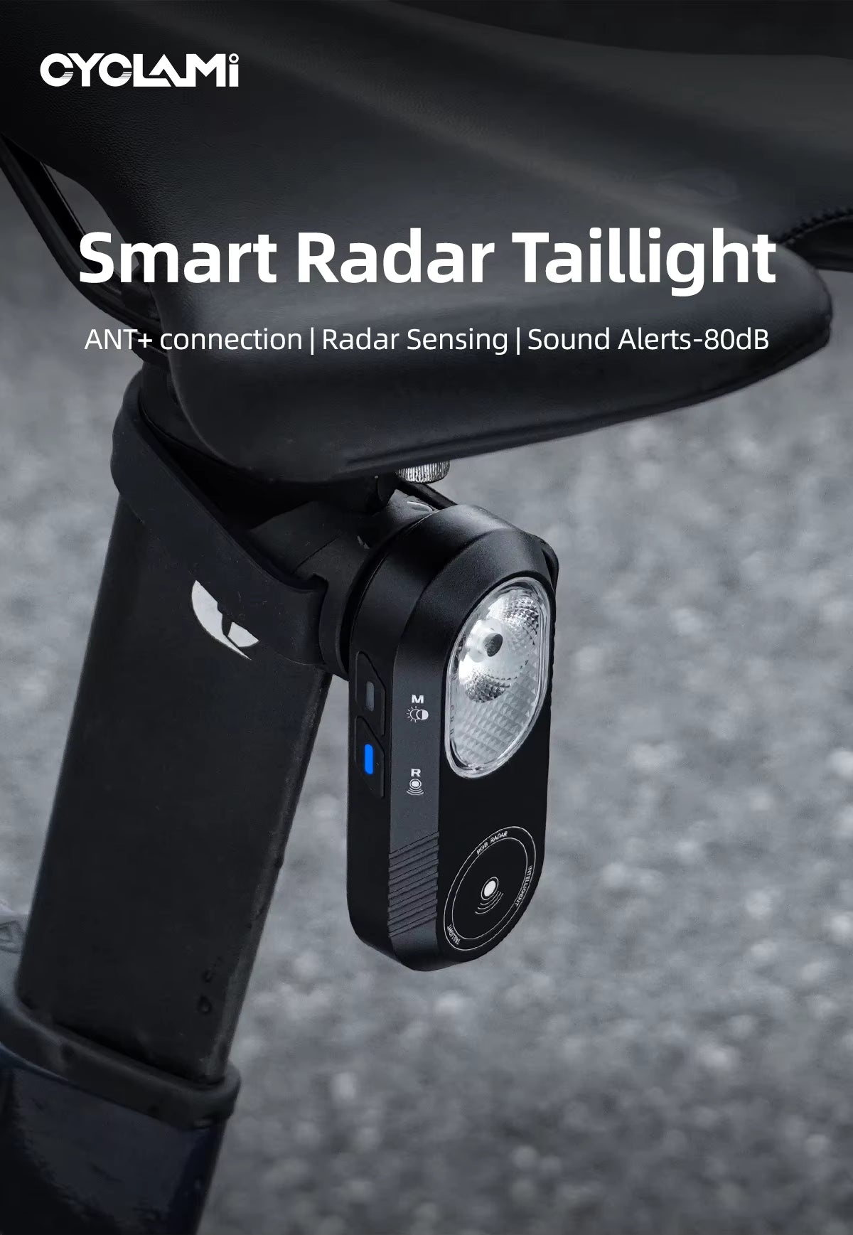 CYCLAMI LA150 Smart Radar Bike Tail Light