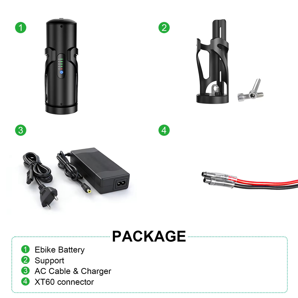 Mini Bottle E-Bike Battery 36V / 48V