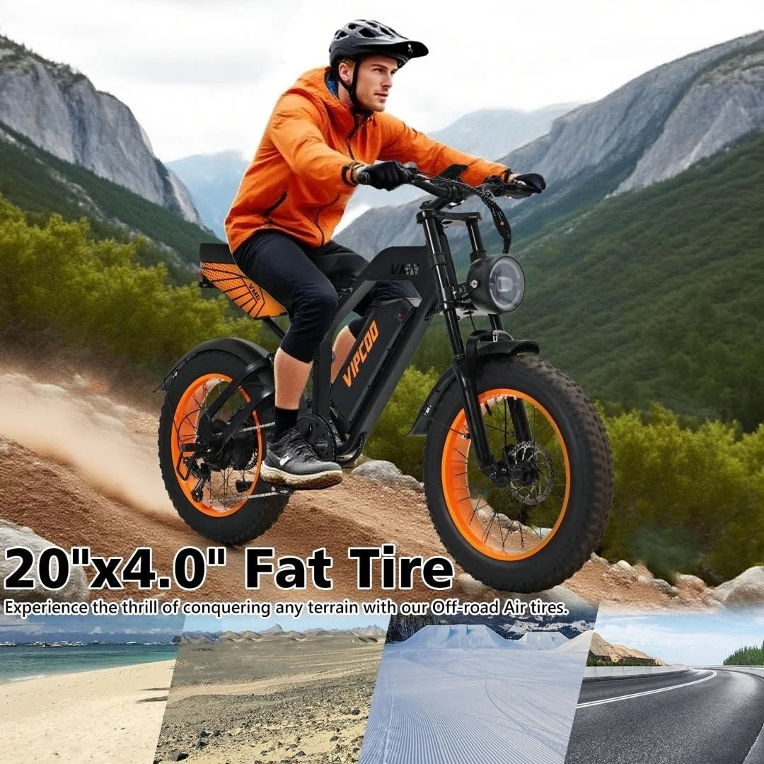 VIPCOO VM6 Fat Tyre Elektrofahrrad