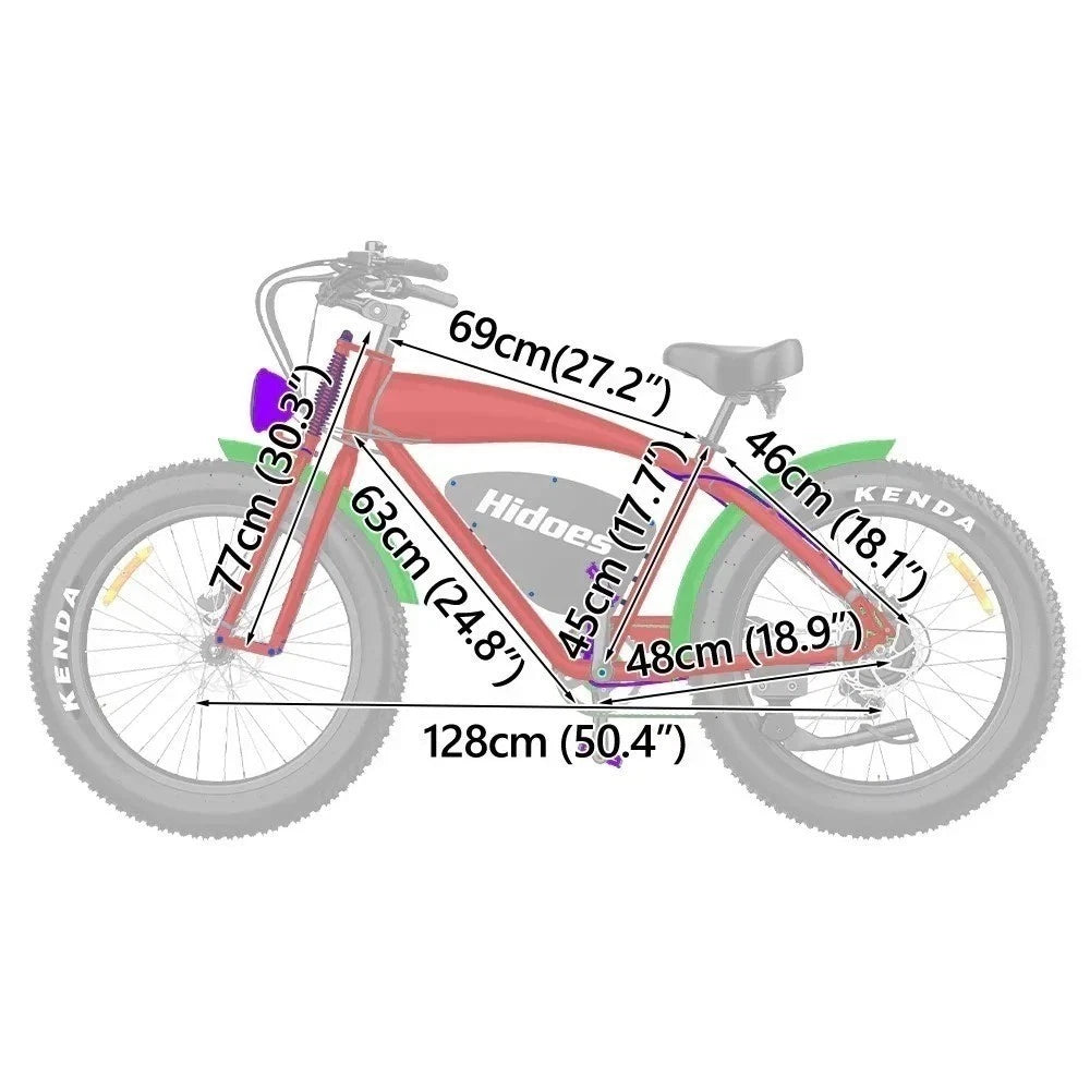 HIDOES B3 Fat Tire Elektrofahrrad