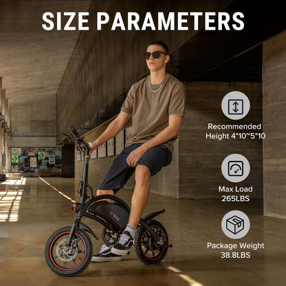 DYU D3F Mini-Klapp-E-Bike