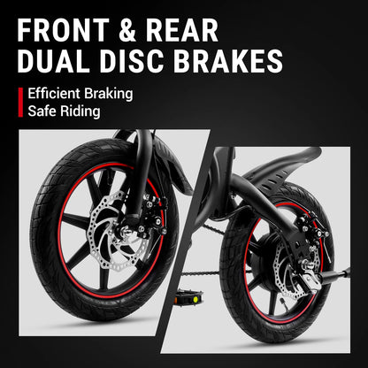 DYU D3F Mini-Klapp-E-Bike