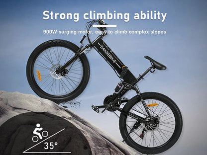 SAMEBIKE LO26-II-YD Klappbares elektrisches Mountainbike