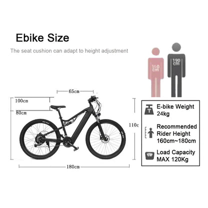 RANDRIDE YG90B Elektrisches Mountainbike