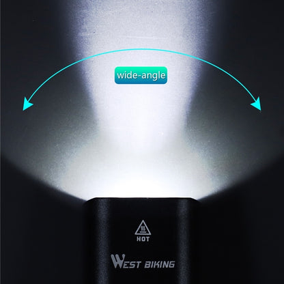 WEST BIKING USB wiederaufladbares LED-Fahrradlicht