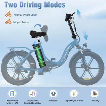 KOOLUX BK6S 4.0 Faltbares Elektrofahrrad