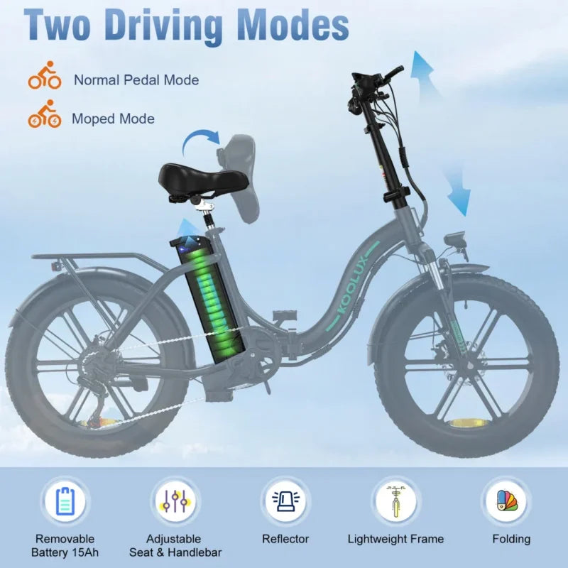 KOOLUX BK6S 4.0 Faltbares Elektrofahrrad