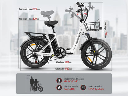 SAMEBIKE C05 Pro klappbares E-Bike