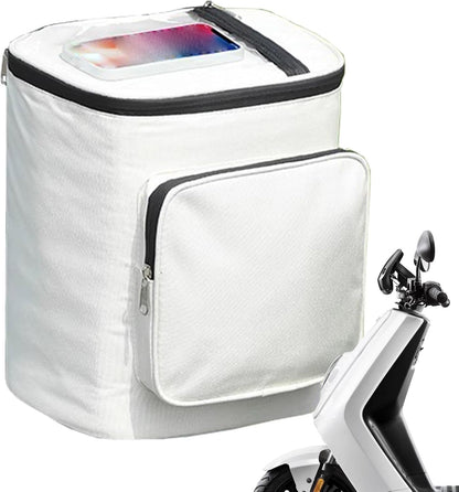 Wasserdichte E-Bike-Fronttasche zur Aufbewahrung von Helm und Regenjacke