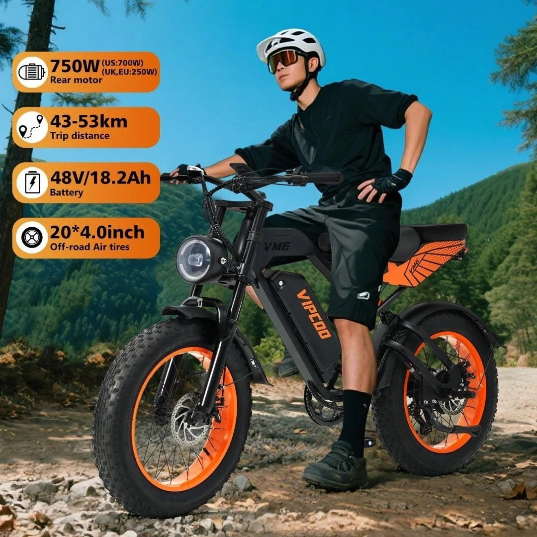 VIPCOO VM6 Fat Tyre Elektrofahrrad