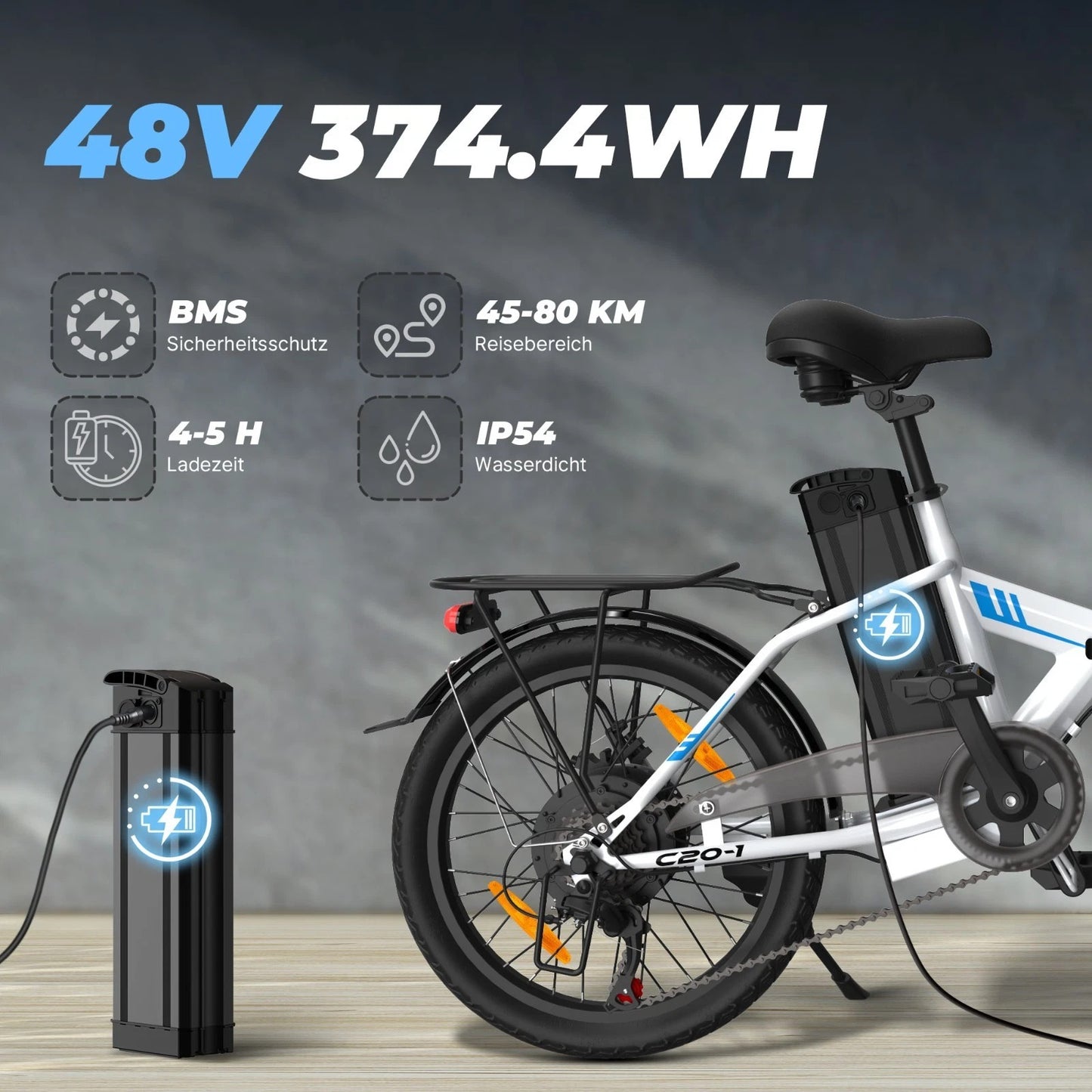 VARUN C20-1 Folding Electric Bike