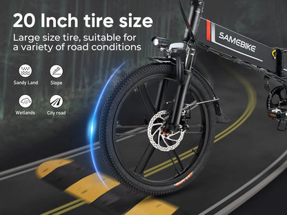 SAMEBIKE 20LVXD30-II Faltbares Elektrofahrrad