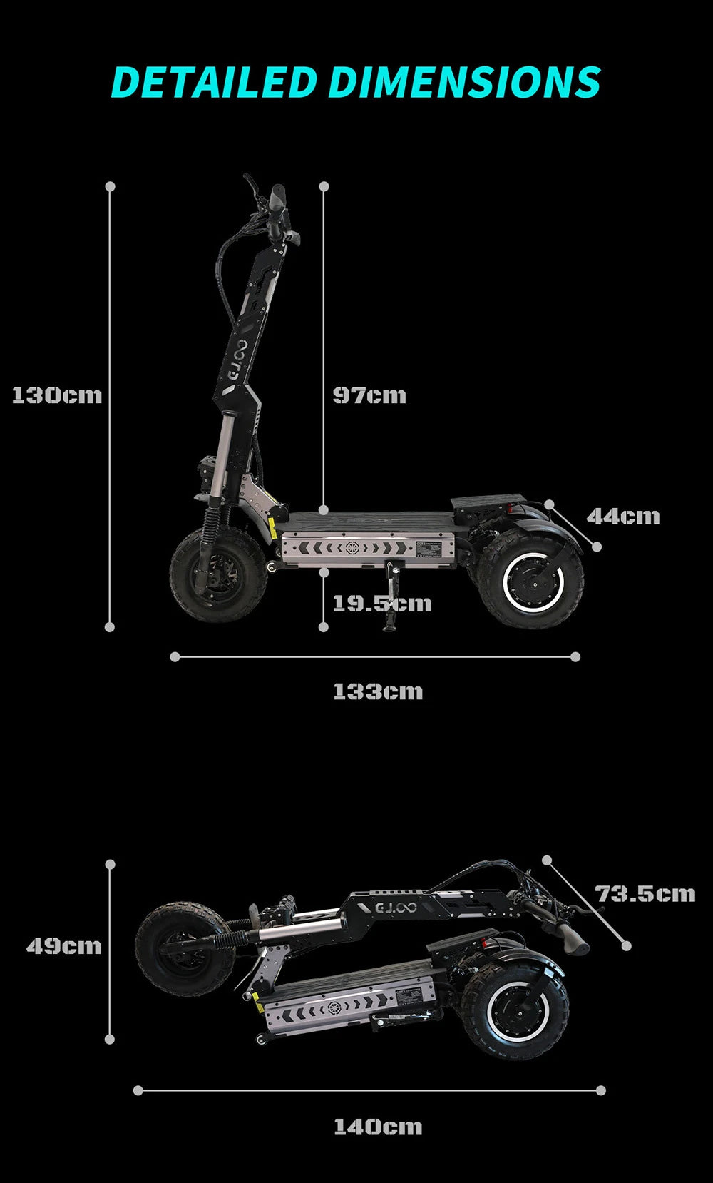 OOTD T30 Klappbarer Elektroroller