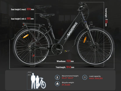 SAMEBIKE RS-A01 Pro-T Urban E-Bike