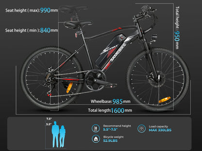 SAMEBIKE EBE2 Electric Bike