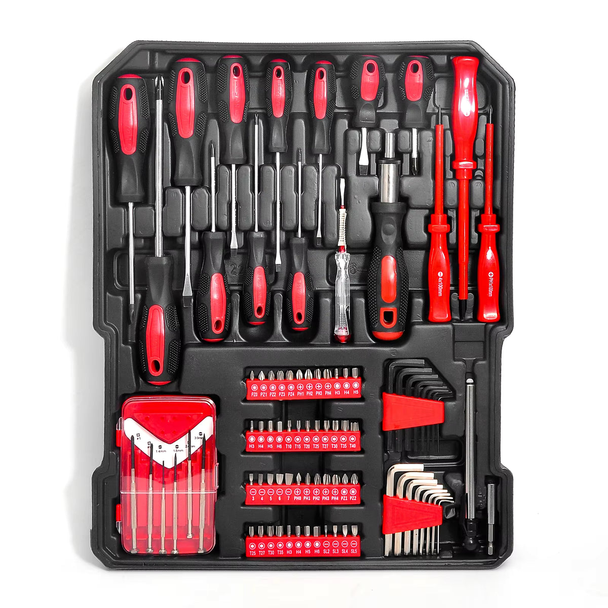 810-Piece Heavy-Duty Mechanic Tool Set with Rolling Aluminium Trolley Case