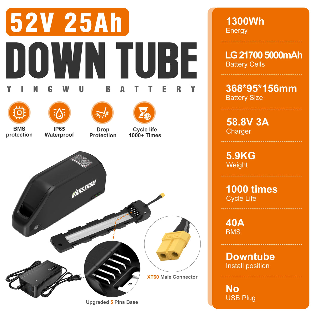 BAFANG M615 48V 1000W BBSHD CAN-BUS Mittelmotor E-Bike Umbausatz