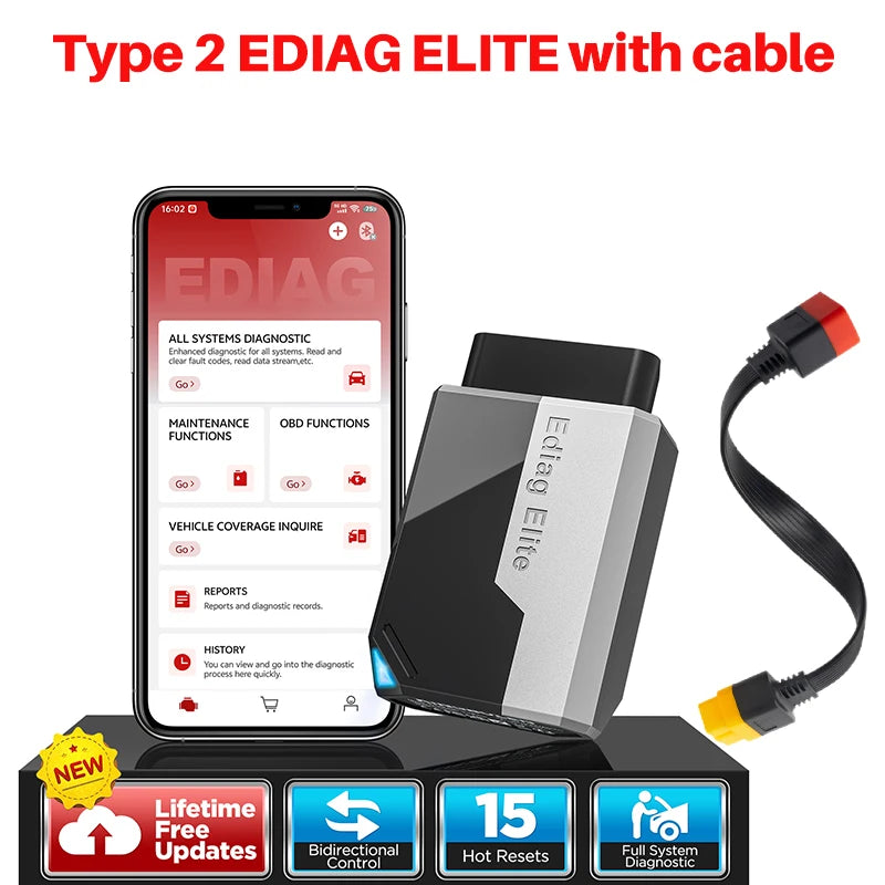 KINGBOLEN Ediag Elite All-System Automotive Diagnostic Tool
