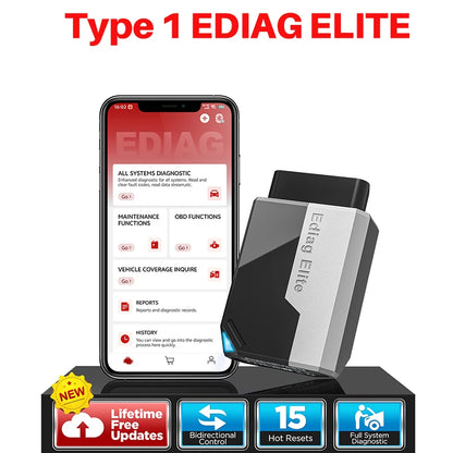 KINGBOLEN Ediag Elite All-System Automotive Diagnostic Tool
