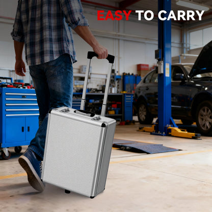810-Piece Heavy-Duty Mechanic Tool Set with Rolling Aluminium Trolley Case