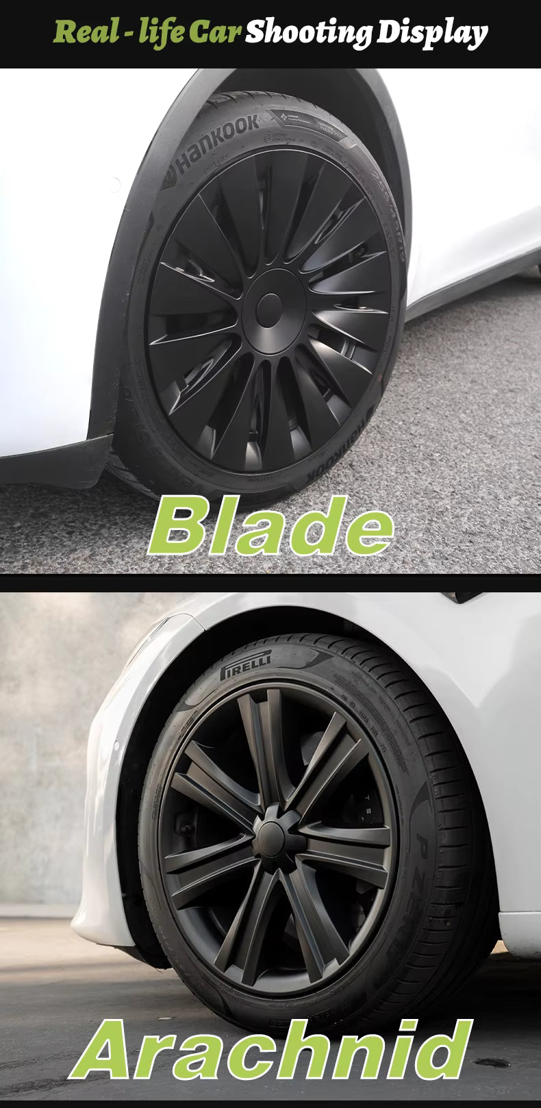 Tesla Model Y 19-Inch Blade Style Wheel Covers 2020–2024