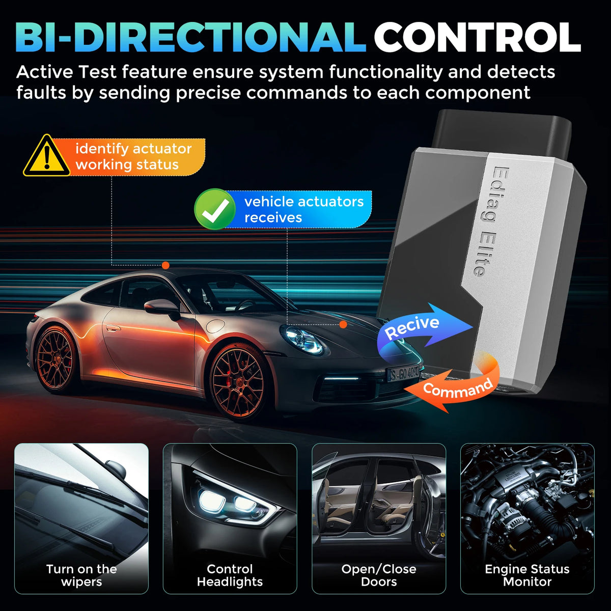 KINGBOLEN Ediag Elite All-System Automotive Diagnostic Tool