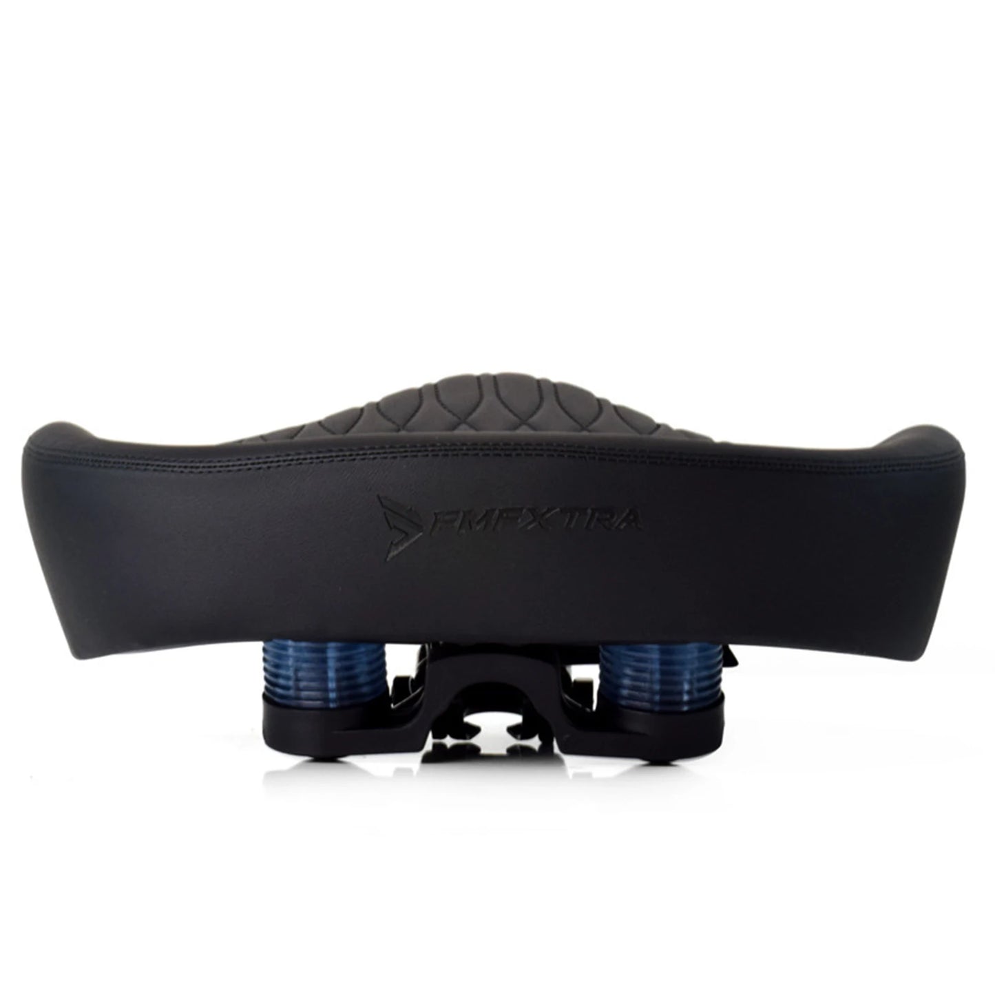 Wide Comfort Bike Saddle with Dual Shock Absorption for Electric Bikes & Mountain Bikes