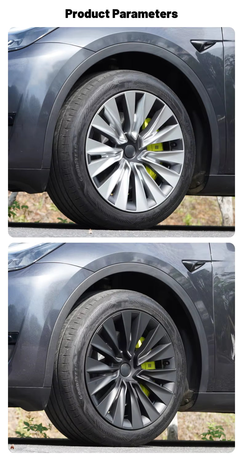 Tesla Model Y 19-Inch Full-Rim Hub Caps 2020–2024