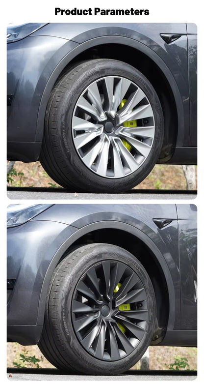 Tesla Model Y 19-Inch Full-Rim Hub Caps 2020–2024
