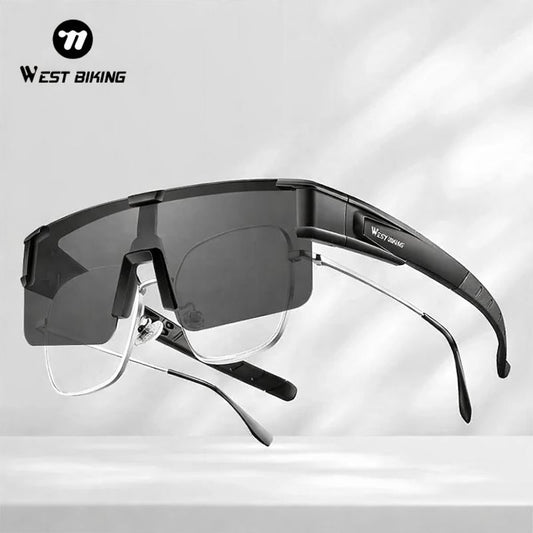 WEST BIKING Polarized Large Frame UV Protection Goggles