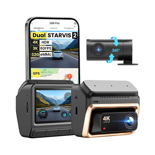 DDPAI Z60 Pro 4K Dash Cam with HDR, GPS & 5GHz WiFi