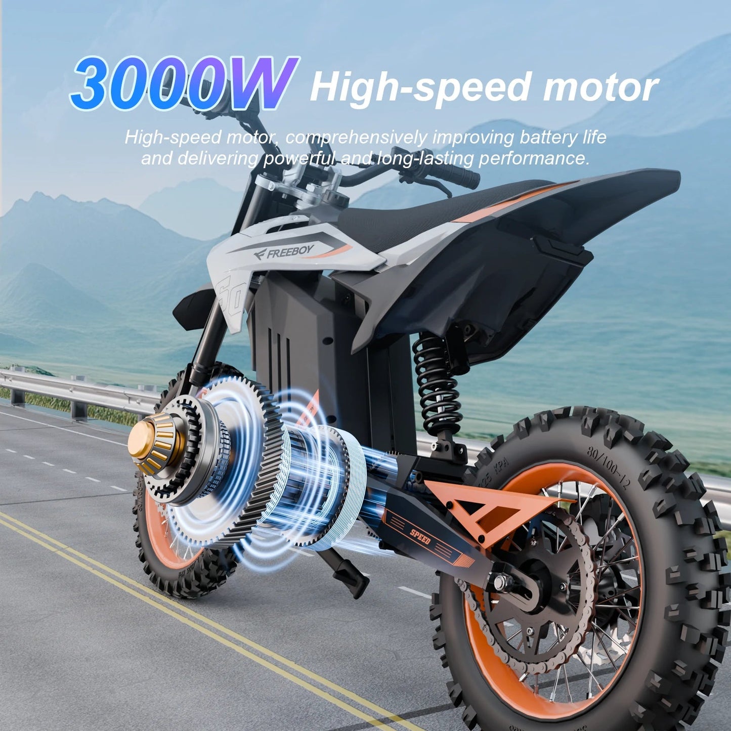 FREEBOY Y88 Elektro-Dirtbike