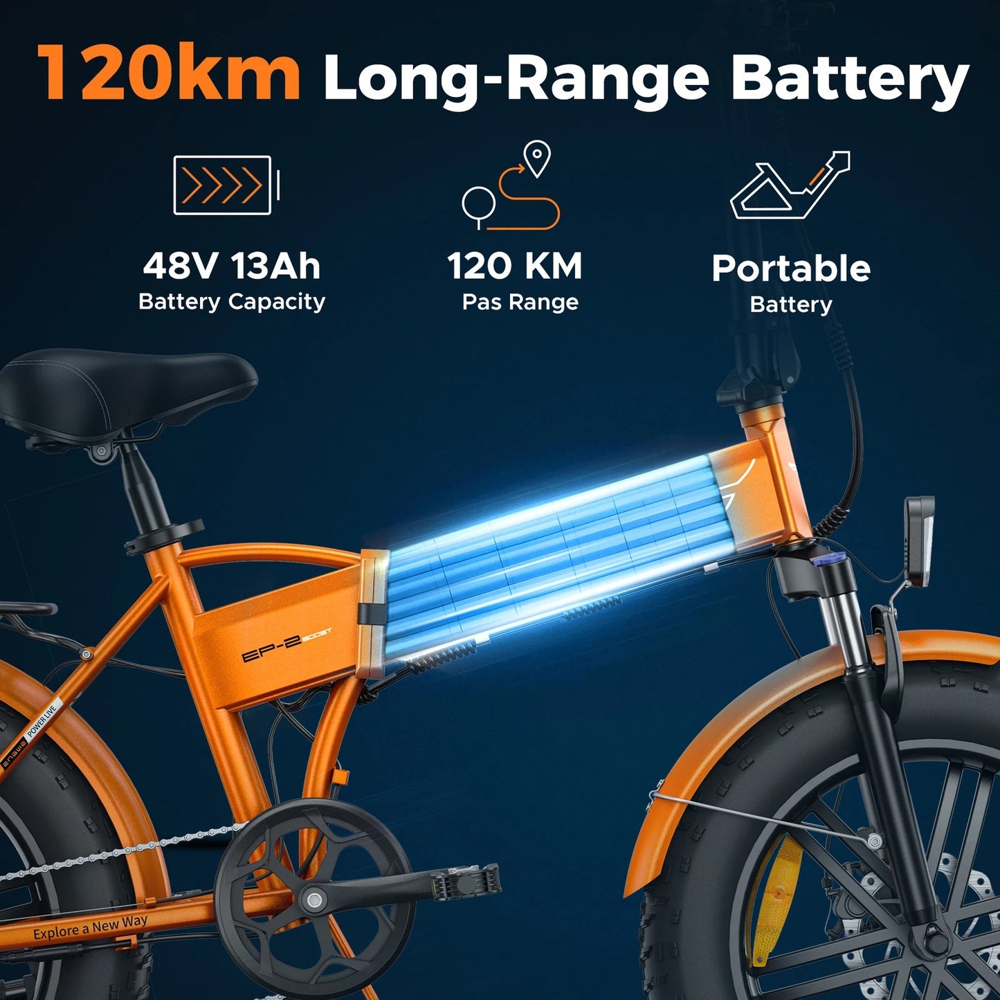 ENGWE EP-2 Boost Folding Electric Bike
