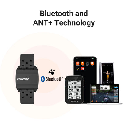 COOSPO HW706 Heart Rate Monitor Armband with Bluetooth & ANT