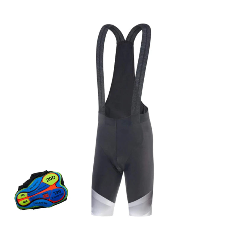 Men's Cycling Bib Shorts with Gel Padding | MTB & Road Bike