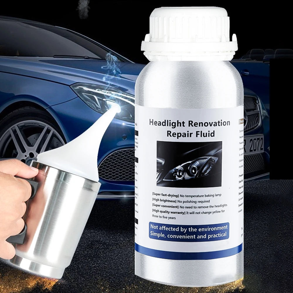 Headlight Restoration Kit with Liquid Polymer