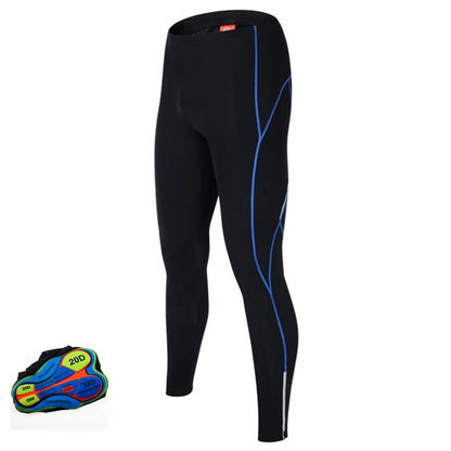 Men's Cycling Bib Tights with Gel Padding for Road & MTB Riding