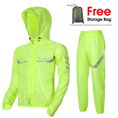 WEST BIKING Wasserdichte Fahrrad-Regenjacke – Reflektierend MTB & E-Bike