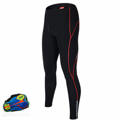 Men's Cycling Bib Tights with Gel Padding for Road & MTB Riding