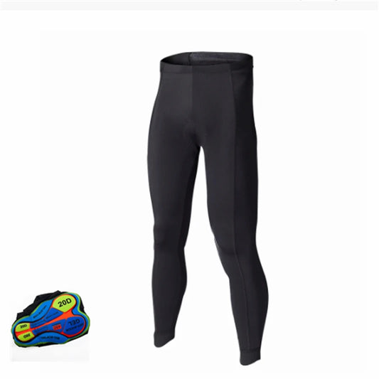 Men's Cycling Bib Tights with Gel Padding for Road & MTB Riding