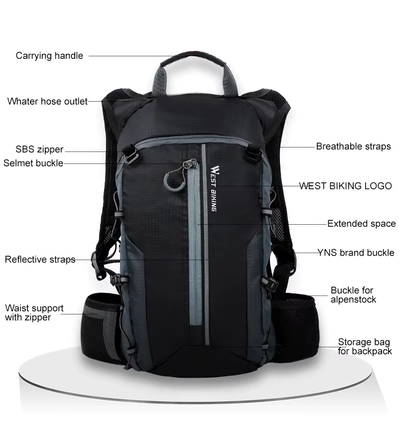 WEST BIKING Outdoor Water Repellent Backpack