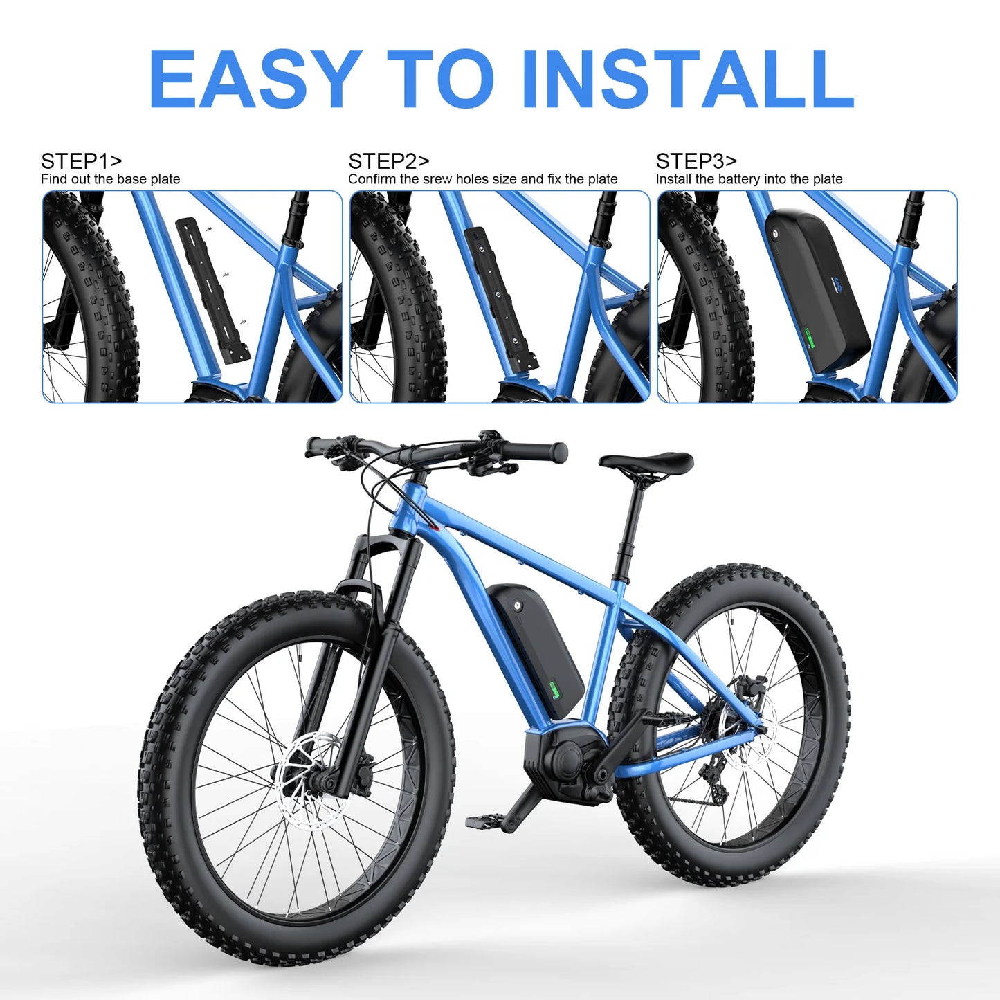 U009 48V 14.4ah 19.2ah 20ah E-bike Battery