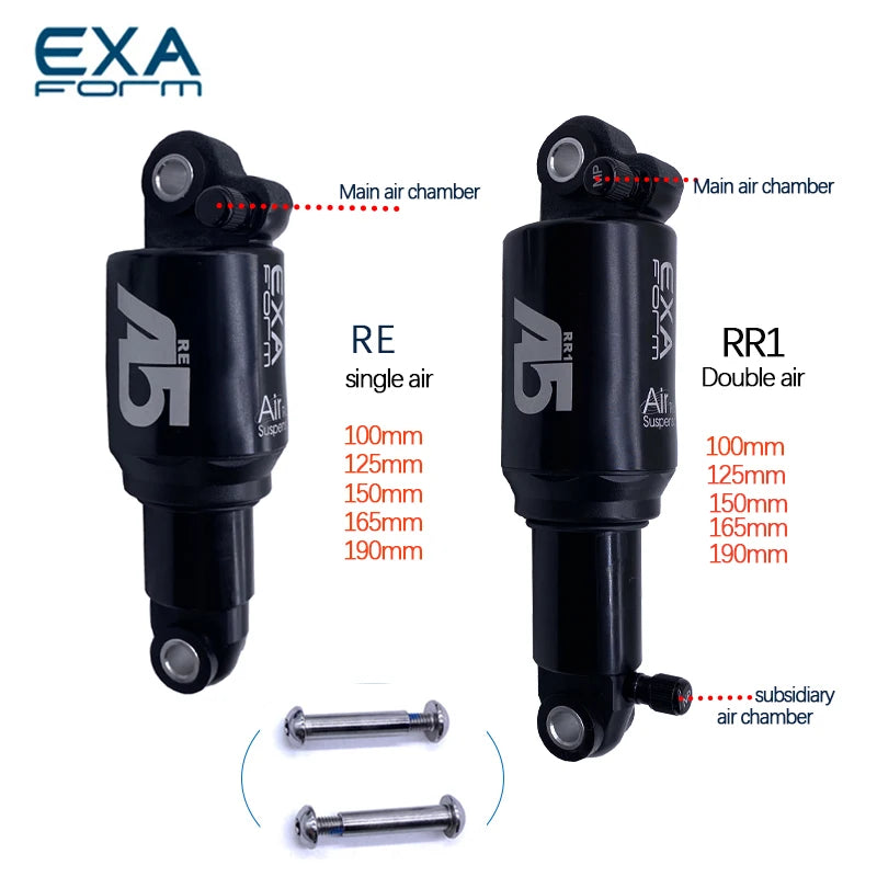 KS A5 RE RR1 Air Rear Shock Absorber for MTB, E-Bikes & Scooters