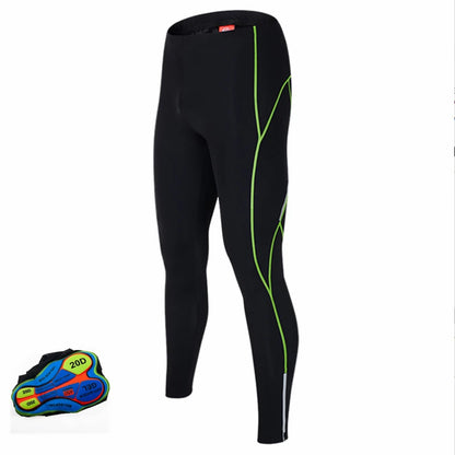Men's Cycling Bib Tights with Gel Padding for Road & MTB Riding