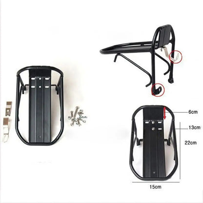 Fahrrad-Frontgepäckträger aus Aluminiumlegierung