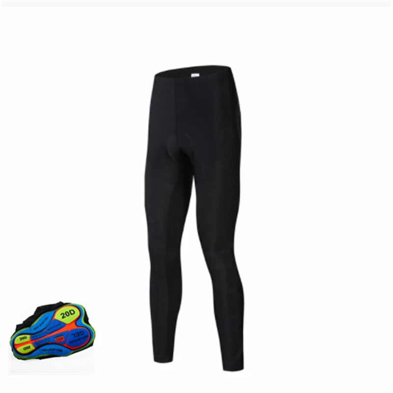 Men's Cycling Bib Tights with Gel Padding for Road & MTB Riding